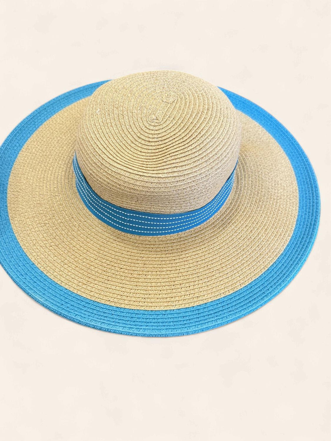 Julie|Santorini Blue|Floppy Hat
