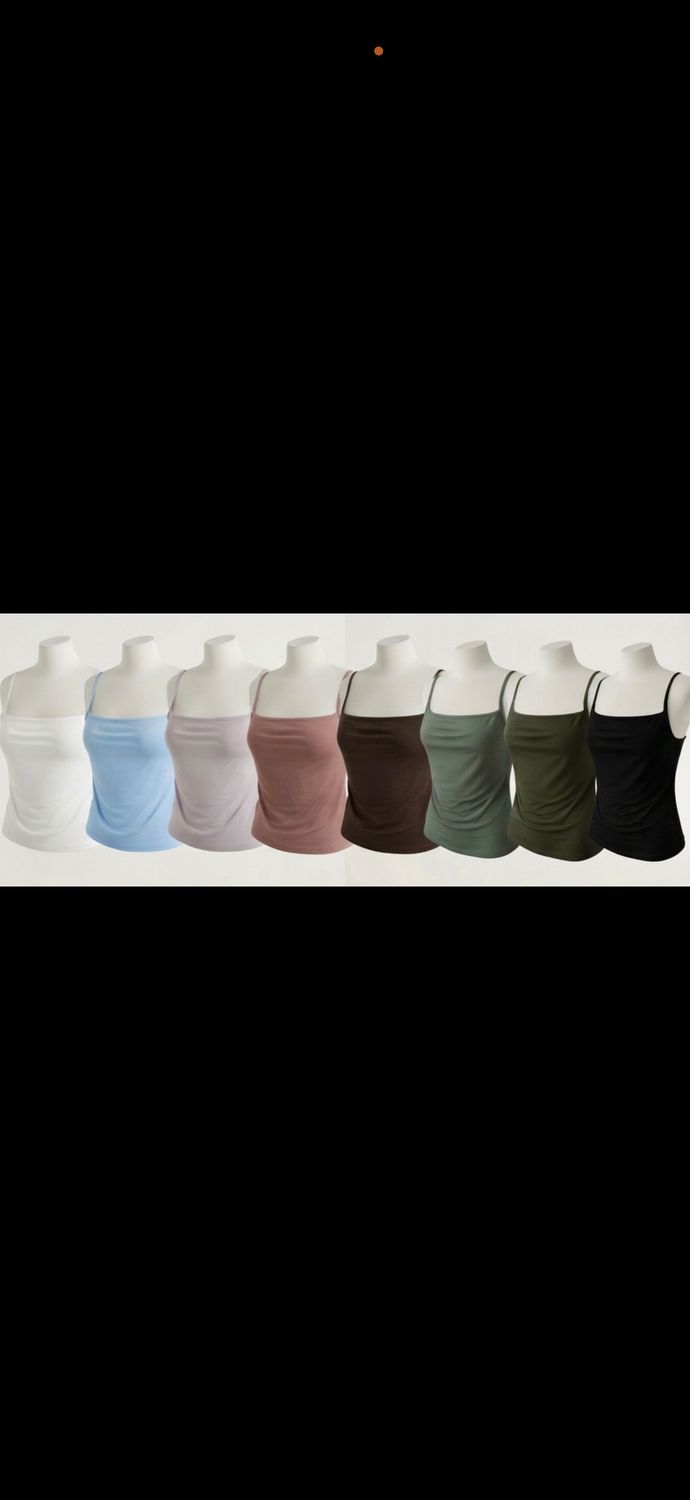 Double Layer| Square Neck|  Cami