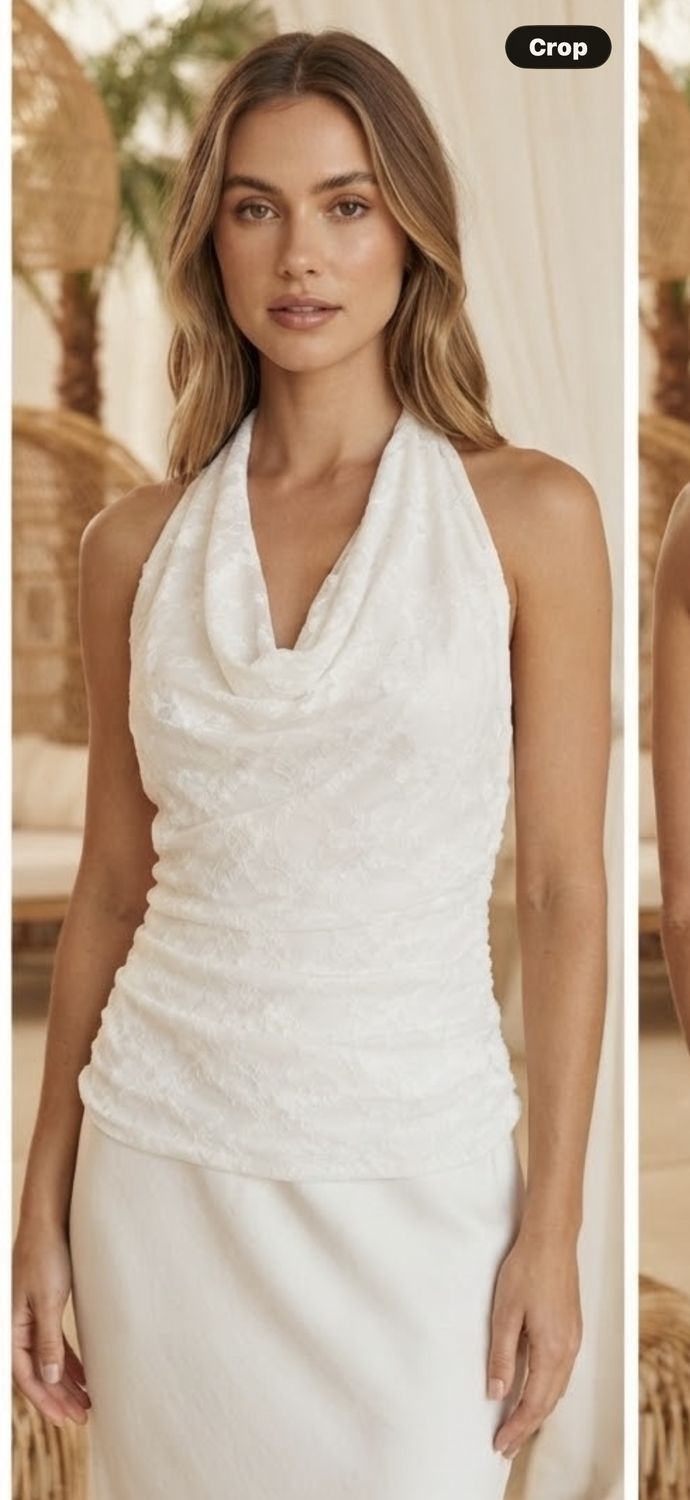 White|Lace|HaterTank/Large