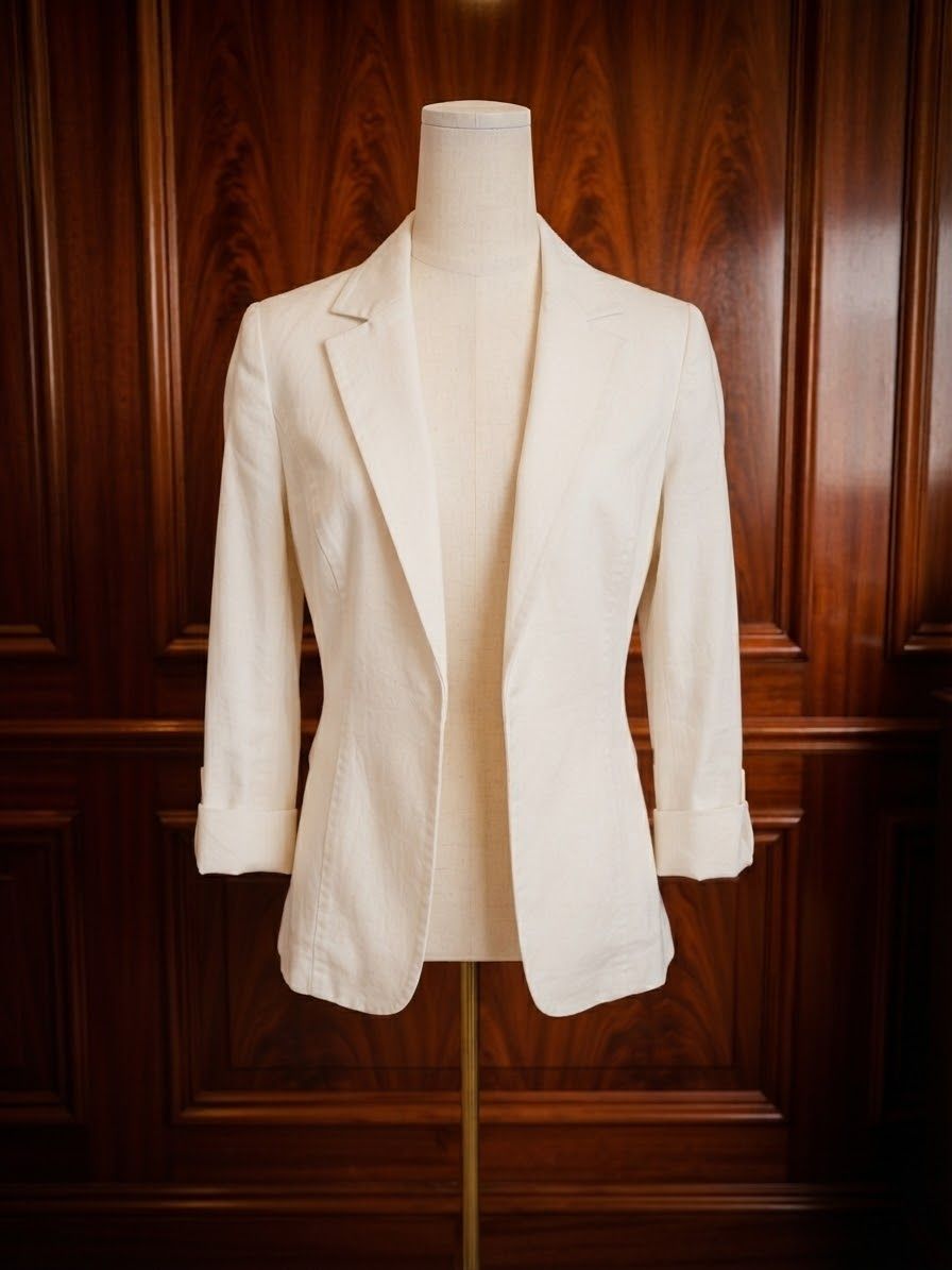 Chico's|Roll Sleeve|Linen Blazer/Size 4