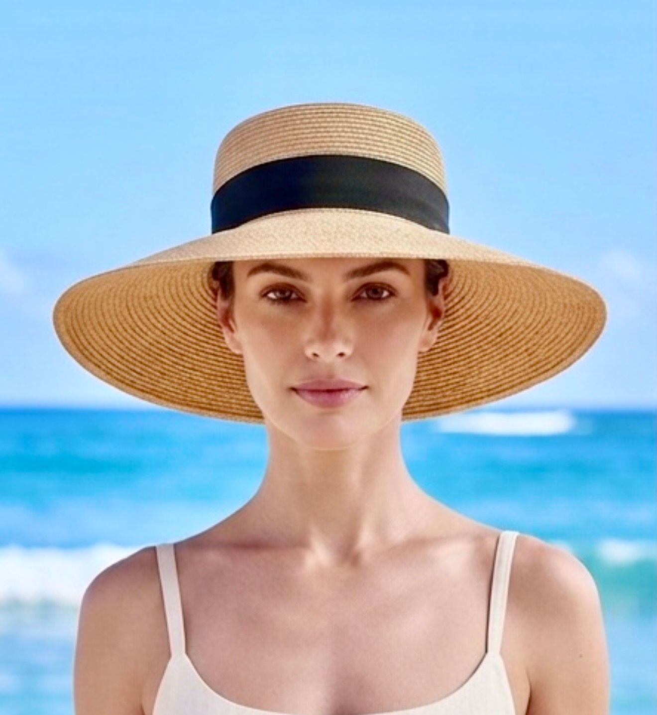 Black Ribbon Hat