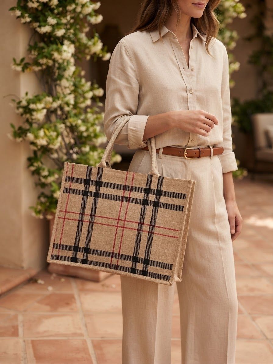 Burberry and Louis Vuitton Bags