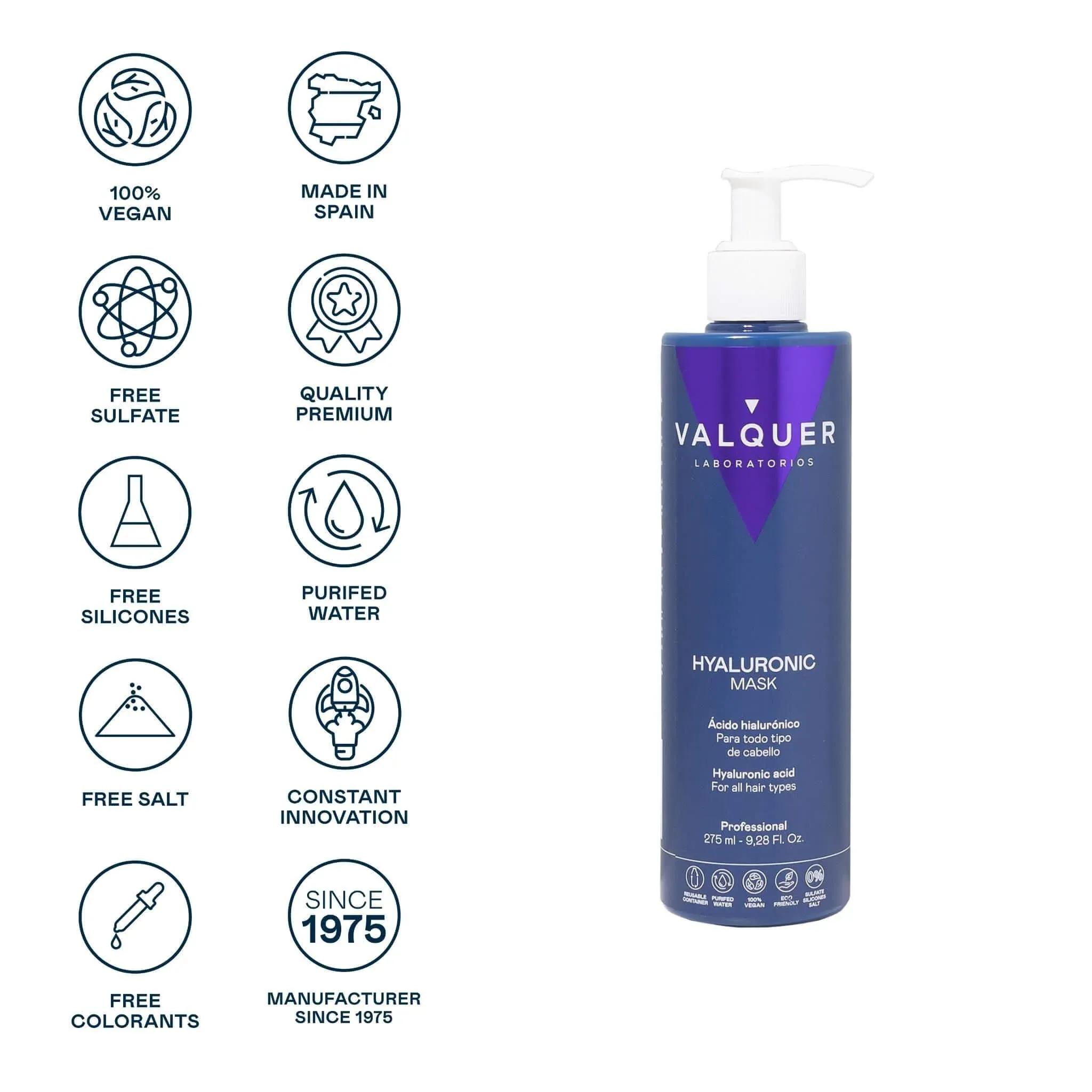 Valquer Hyaluronic Mask 275ml