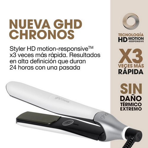 GHD Chronos Plancha de pelo – Alisado profesional rápido y seguro