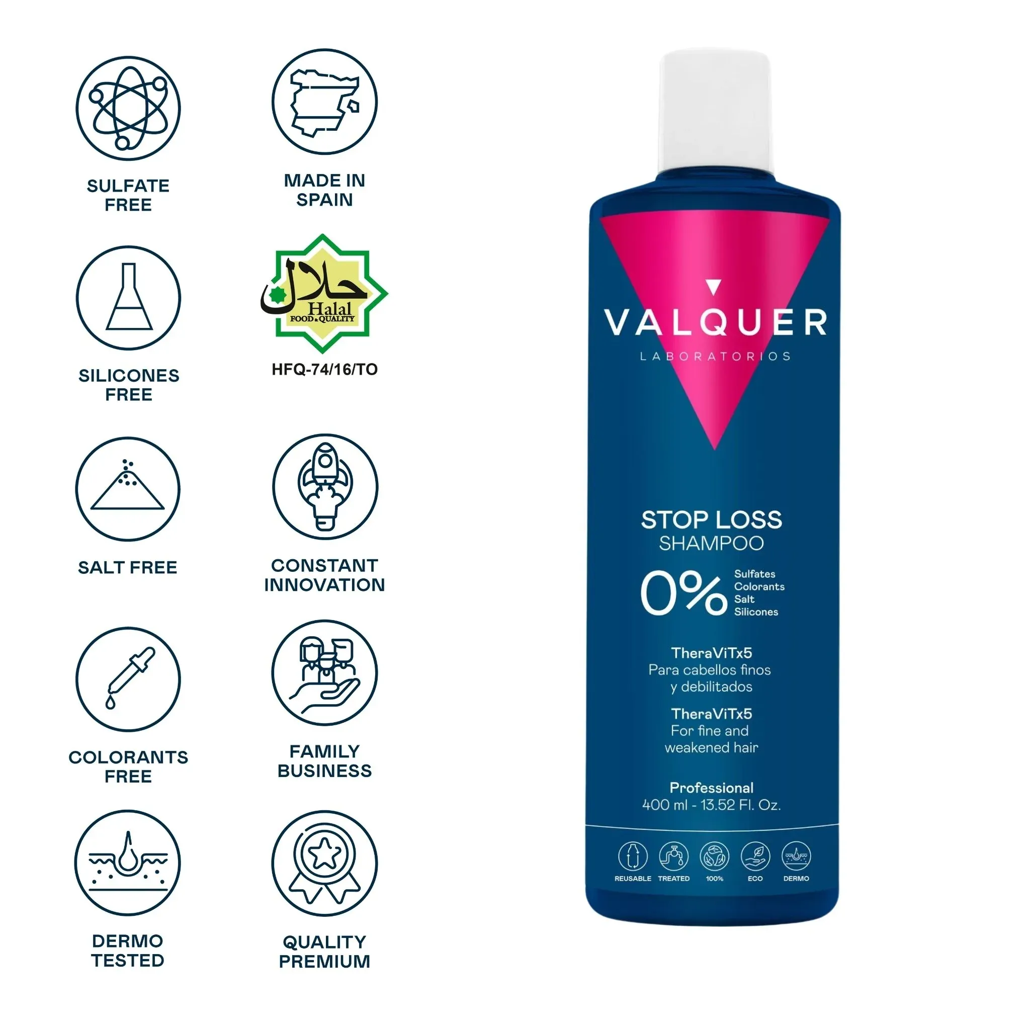 Valquer Champú Anticaída Stop Loss 400ml