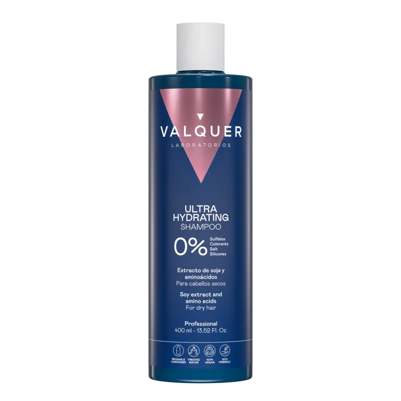 Valquer Champú Ultrahidratante 400 ml – Cabello hidratado y suave
