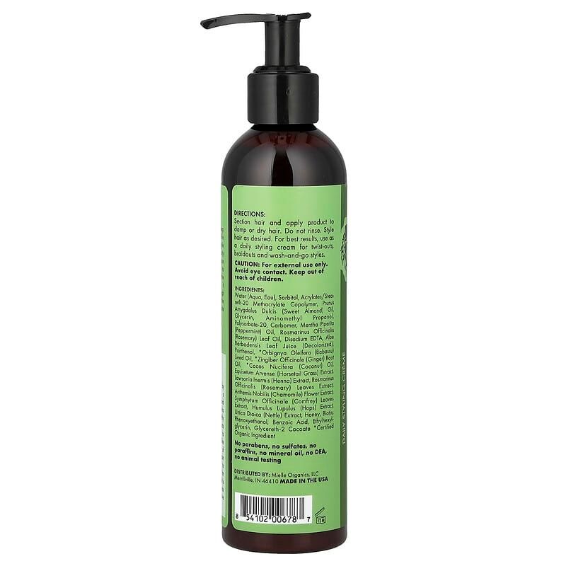 Mielle Rosemary Mint Daily Styling Creme: El Secreto de un Peinado Diario con Salud y Brillo