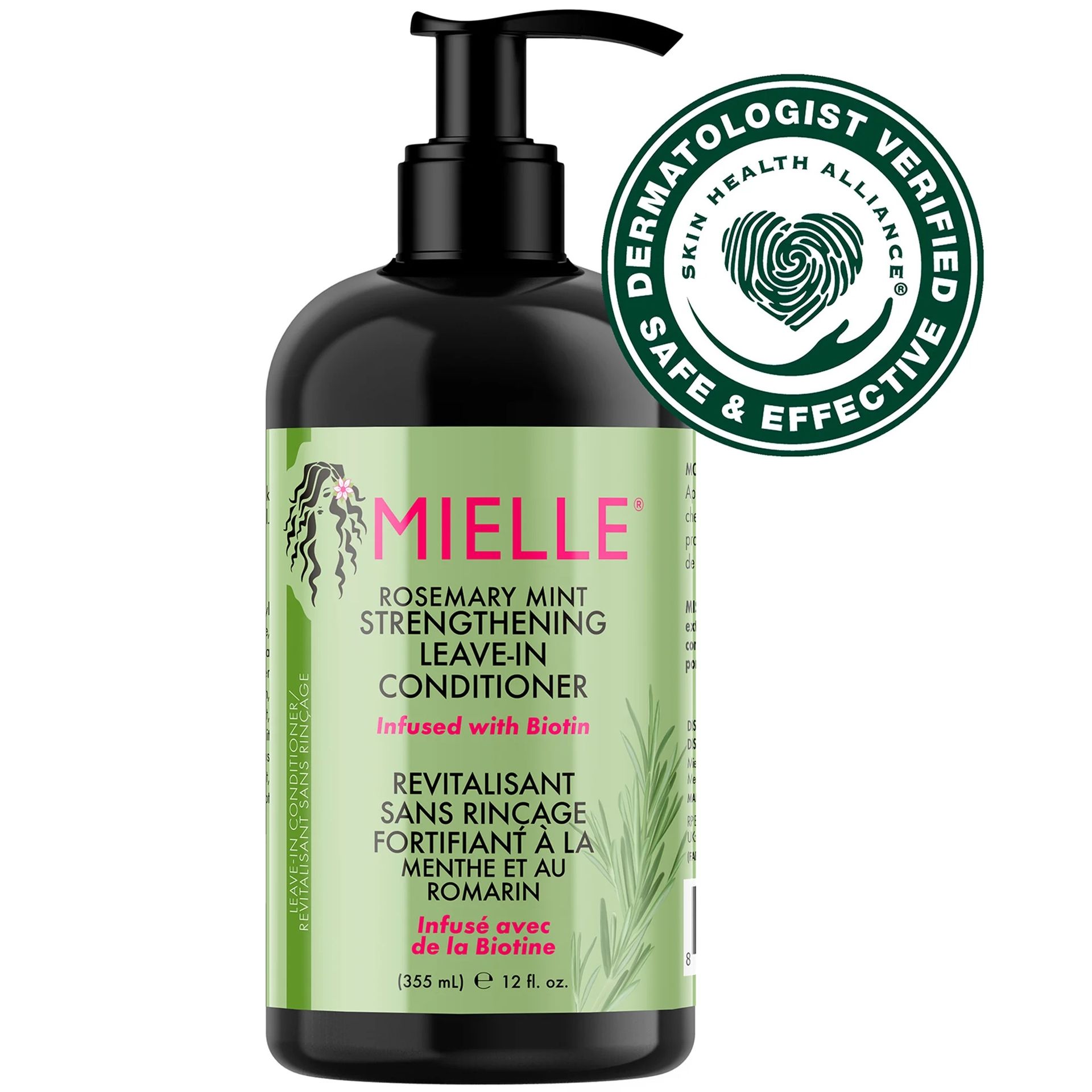 Mielle Rosemary Mint Strengthening Leave-In: El Escudo Diario para un Cabello Largo y Poderoso