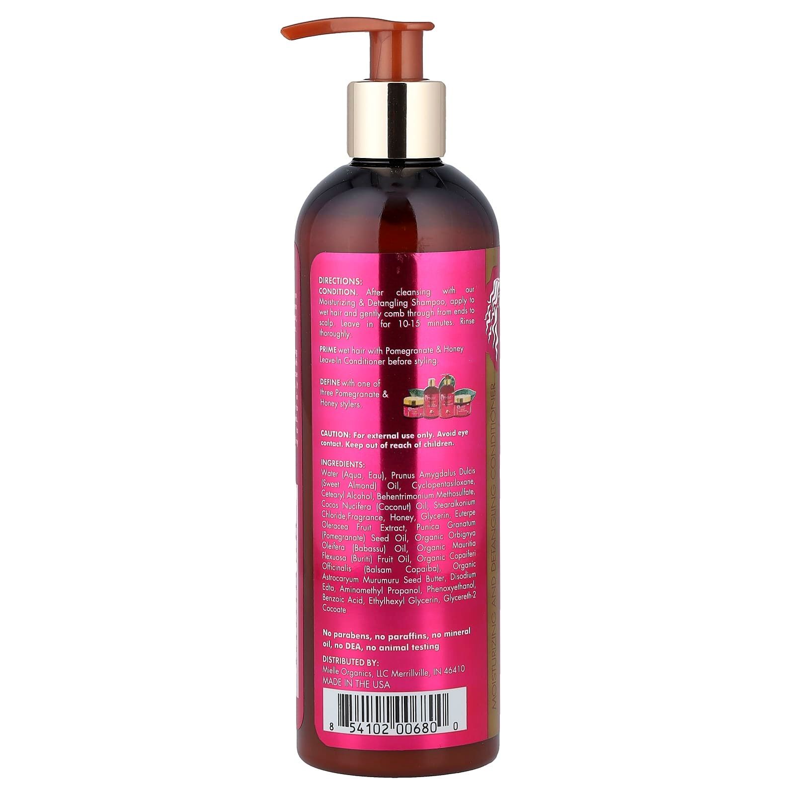 Mielle Pomegranate & Honey Moisturizing and Detangling Conditioner: El Secreto de unos Rizos Suaves y Sin Nudos