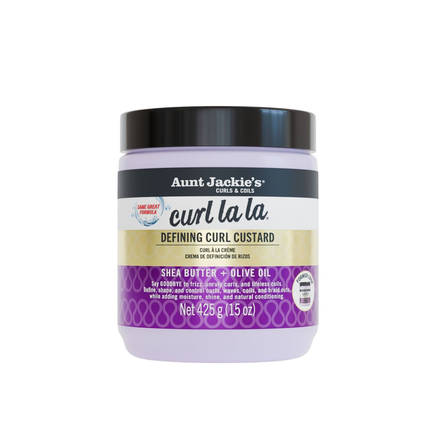 Aunt Jackie's Curl La La Defining Curl Custard: La Magia que Da Vida a tus Rizos Aunt Jackie's Curl La La Defining Curl Custard: La Magia que Da Vida a tus Rizos