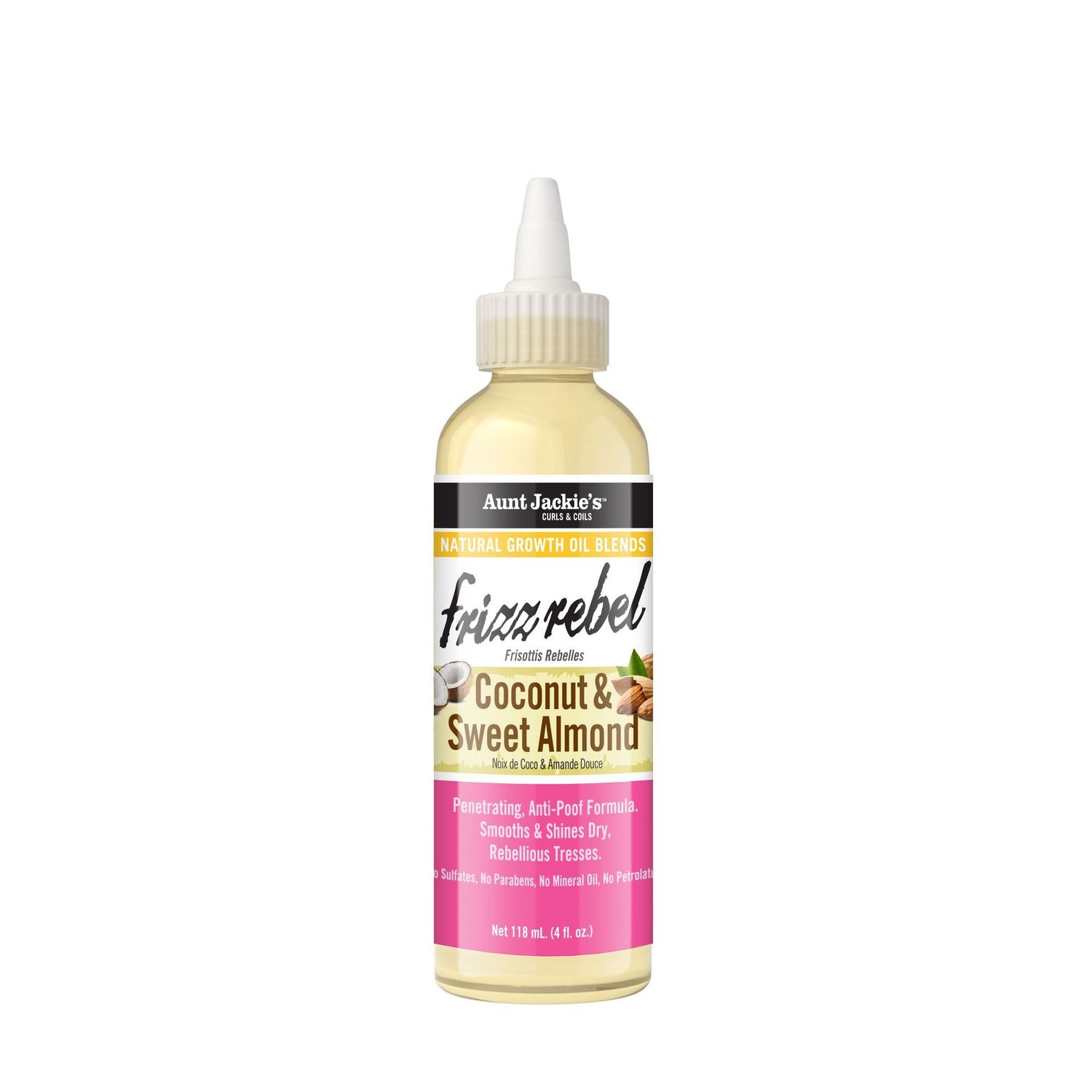 Aunt Jackie's Frizz Rebel Coconut & Sweet Almond Oil: El Escudo Definitivo contra la Humedad Aunt Jackie's Frizz Rebel Coconut & Sweet Almond Oil: El Escudo Definitivo contra la Humedad