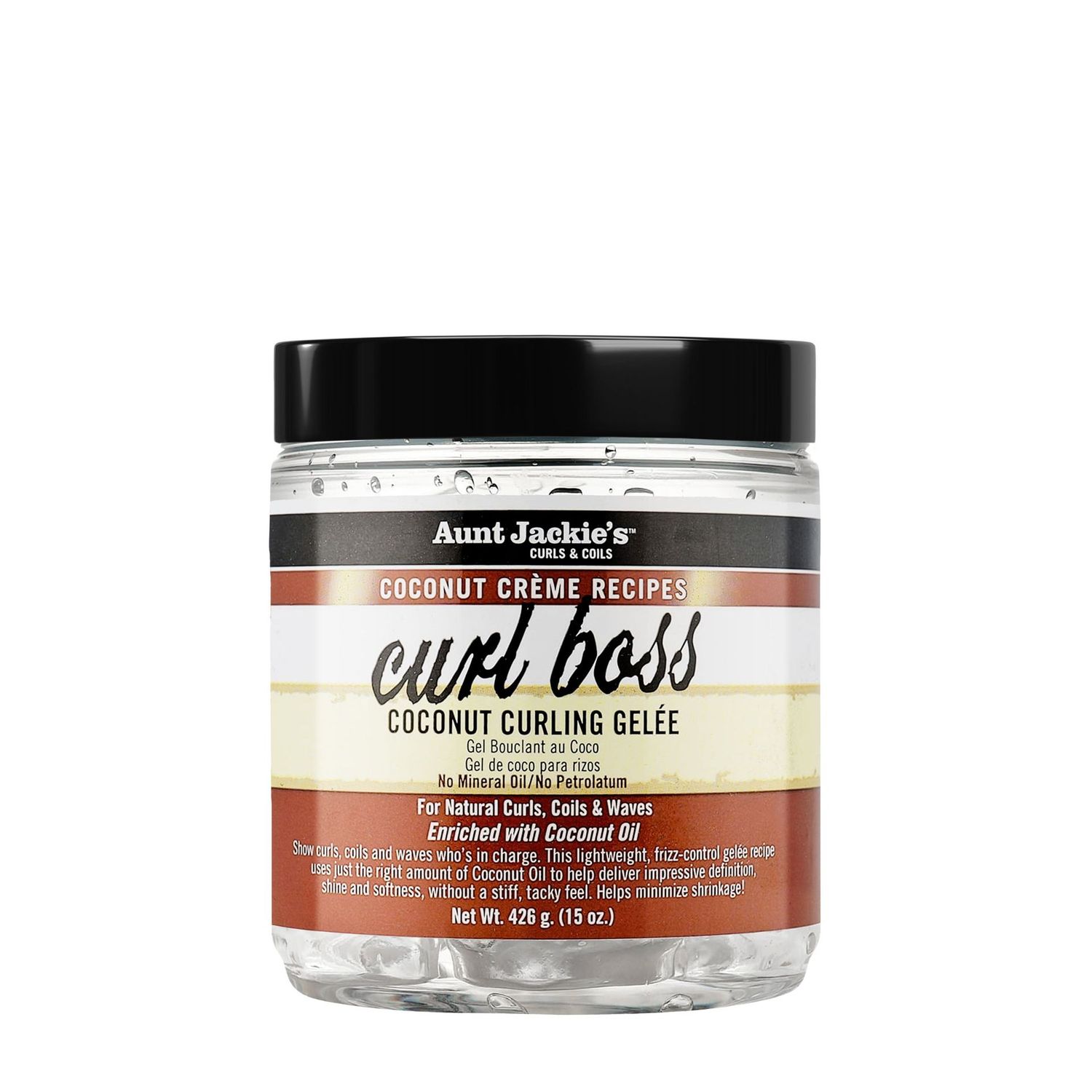 Aunt Jackie's Curl Boss Coconut Curling Gelee: El Control Total para unos Rizos de Infarto Aunt Jackie's Curl Boss Coconut Curling Gelee: El Control Total para unos Rizos de Infarto