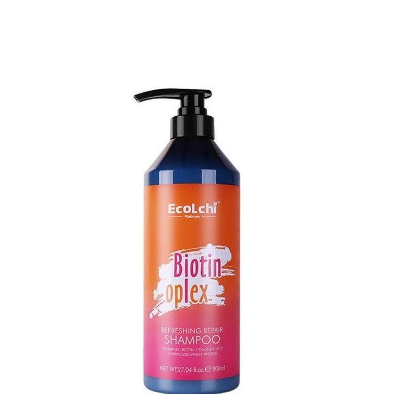 Ecolchi Pro Biotin Oplex Champú Reparación Refrescante 800ml