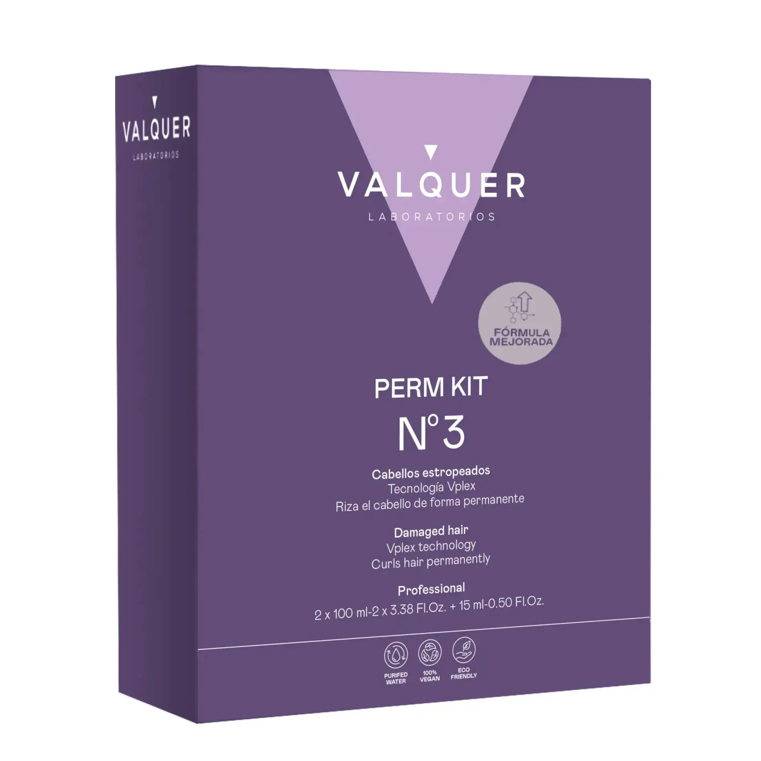 Válquer Perm Kit Nº3 Tecnología Vplex: Ondas Perfectas y Protección Extrema 2x100ml
