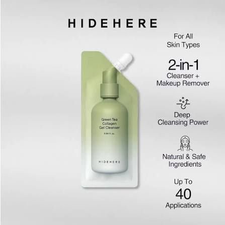 HideHere Green Tea Collagen Gel Cleanser: Limpieza Profunda, Calmante y Antioxidante