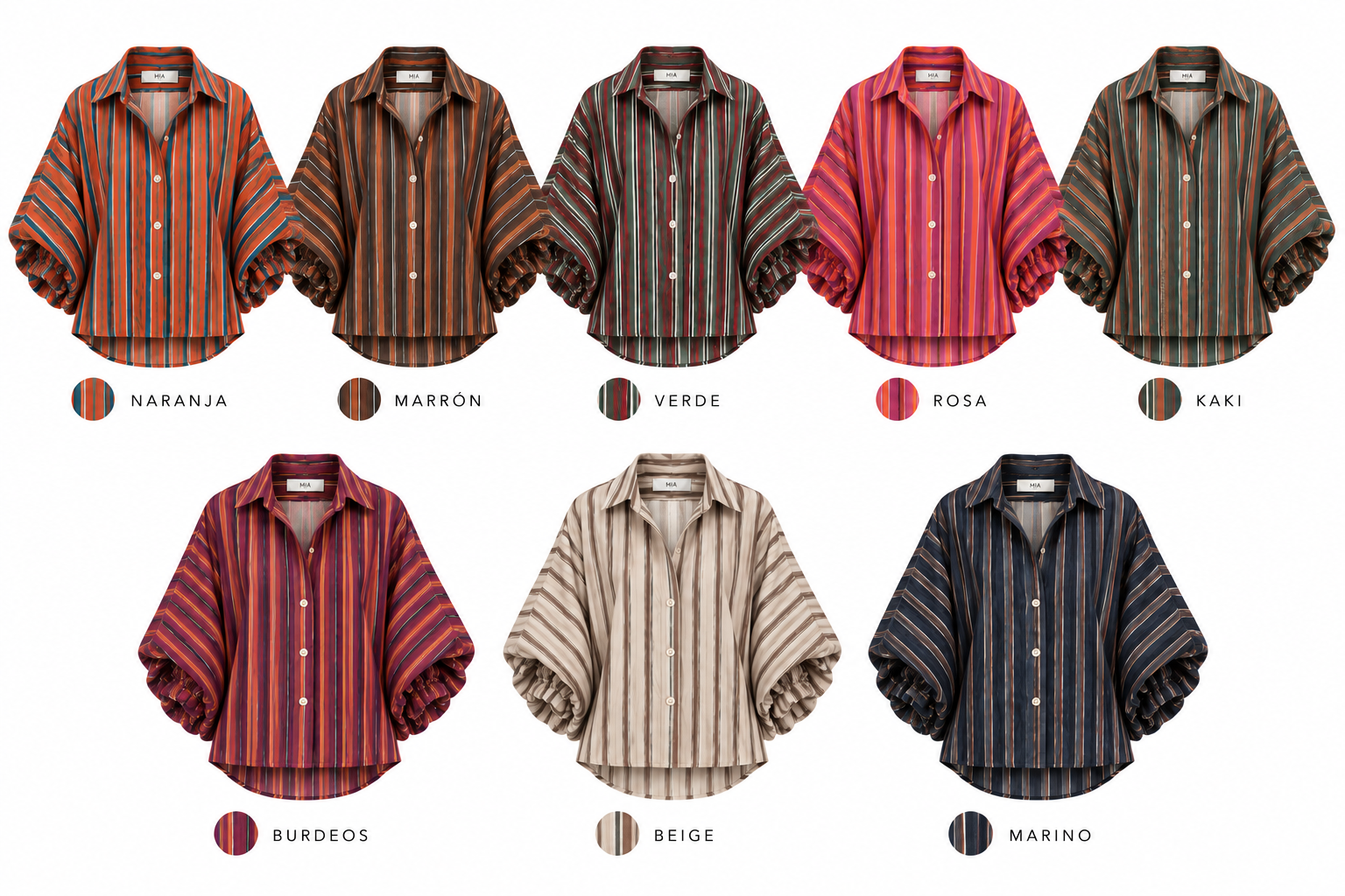 Mia & Co. Blusa Roma: Estilo Oversize, Talla Única y la Paleta de Colores Definitiva