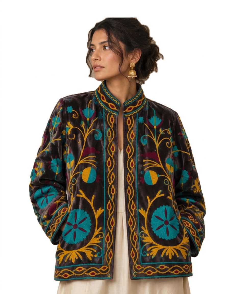 Mia & Co. Nepal Chaqueta terciopelo Mujer