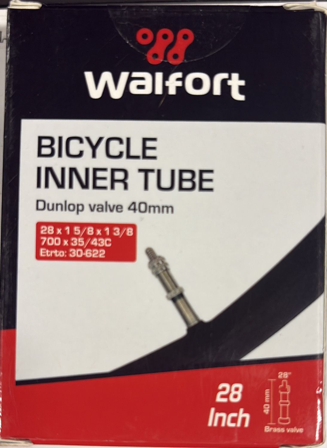 Binnenband 28 inch valve 40mm