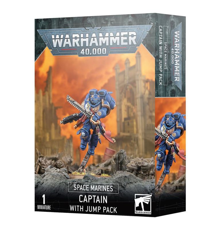 40K S/M CAPTAIN WITH JUMP PACK