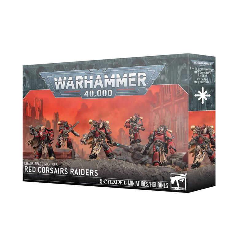 40K CHAOS S/M: RED CORSAIRS RAIDERS