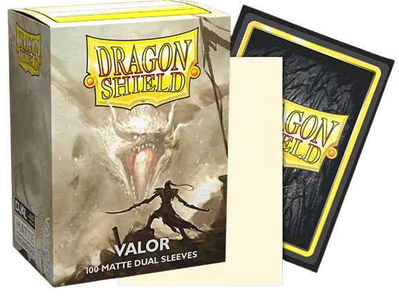 DRAGON SHIELDS 100ct DUAL MATTE VALOR