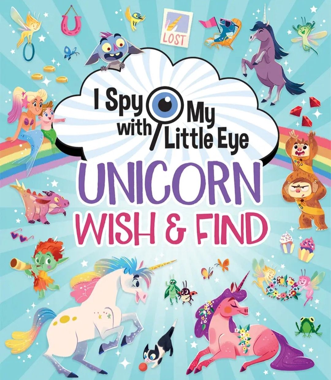 UNICORN WISH + FIND I SPY BOOK