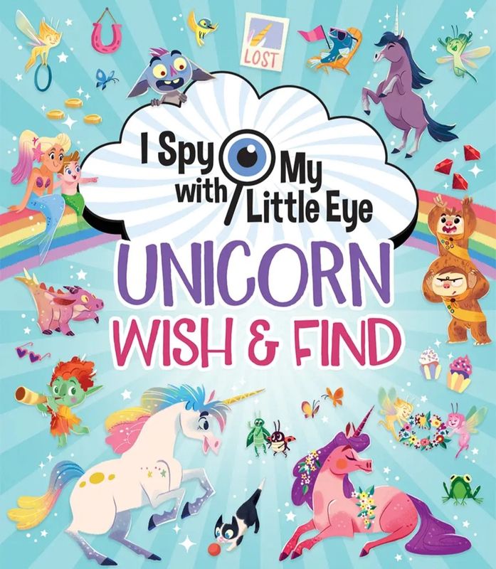 UNICORN WISH + FIND I SPY BOOK