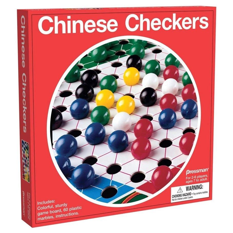 CHINESE CHECKERS RED BOX