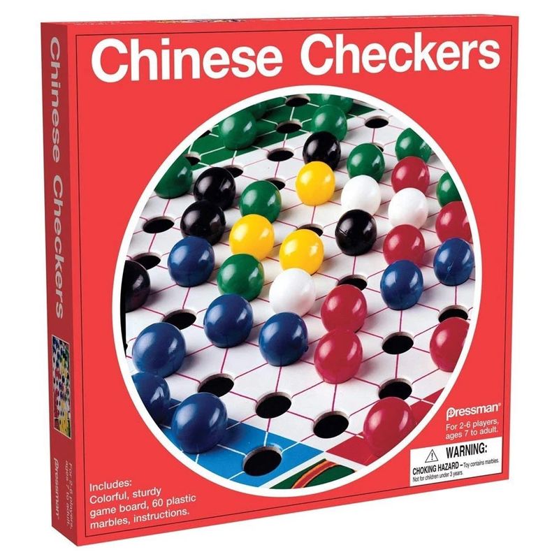 CHINESE CHECKERS RED BOX