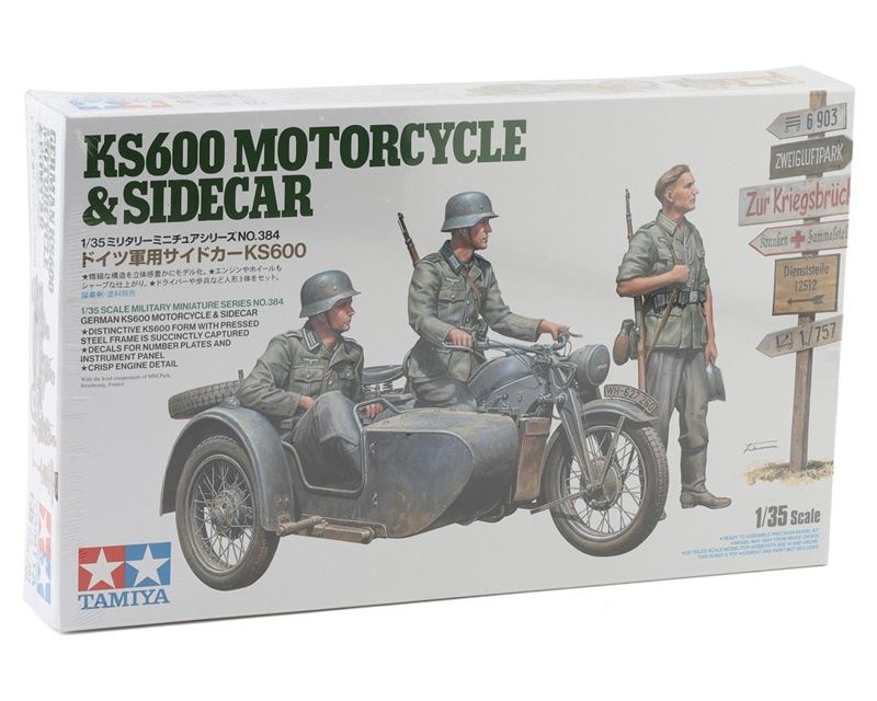 1/35 GERMAN KS600 MOTORCYCLE + SIDECAR