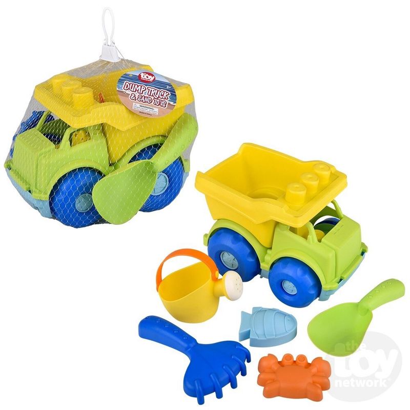 DUMP TRUCK AND SAND TOYS