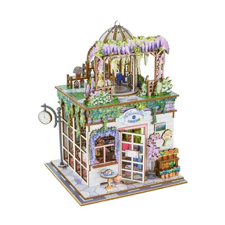 DIY MINI HOUSE KIT FLOWER SHOP