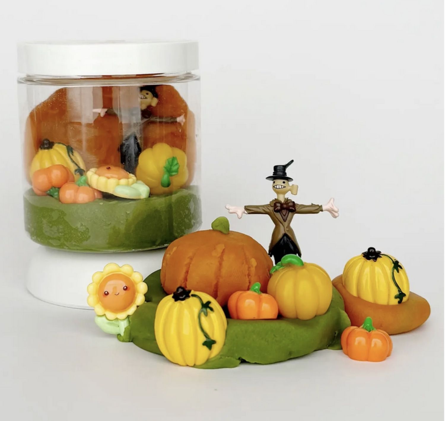 *D* PUMPKIN PATCH MINI JAR DOUGH-TO-GO