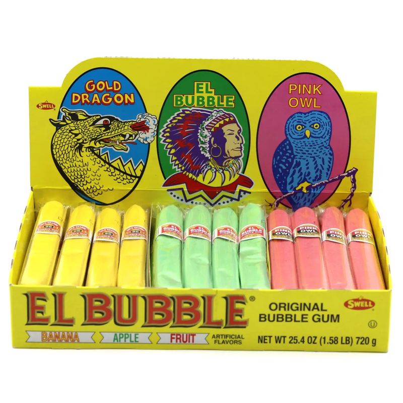 EL BUBBLE BUBBLE GUM CIGARS 5IN
