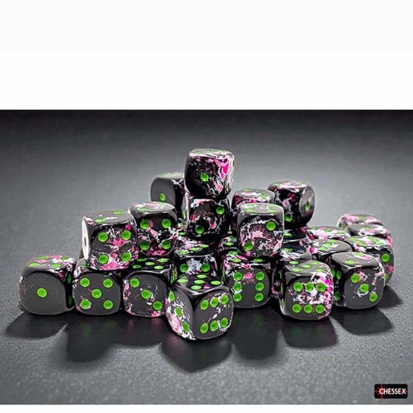BRUSHED d6 Block 12mm PAINTBALL