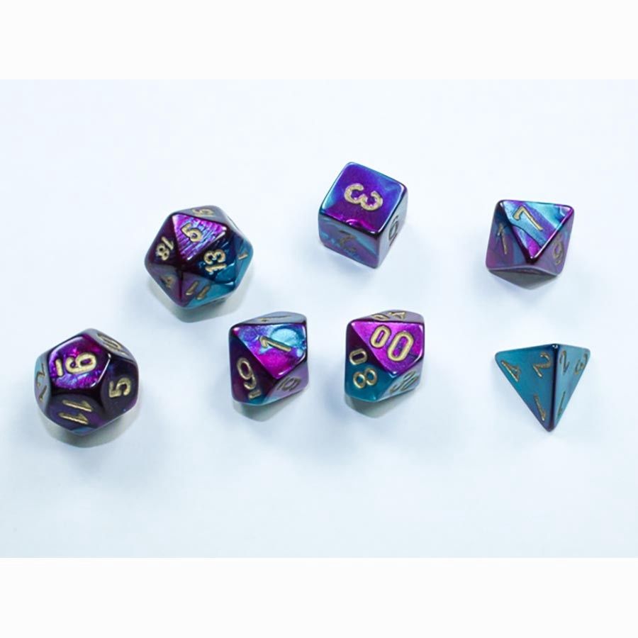 7ct Mini-Poly GEMINI PURPLE-TEAL/GOLD