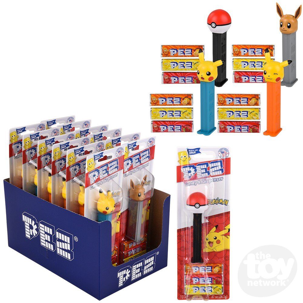 PEZ BLISTER CANDY POKEMON ASST