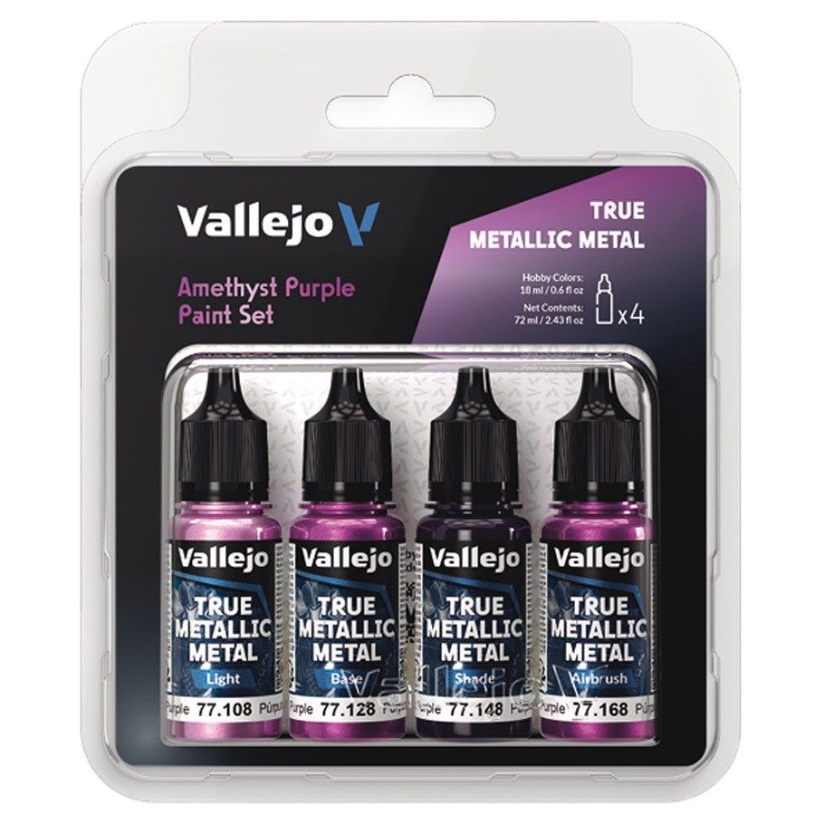 TRUE METALLIC AMETHYST PURPLE PAINT SET