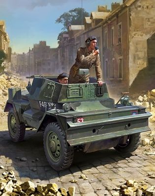 1/48 BRITISH DINGO II ARMORED VEHICLE MODEL KIT