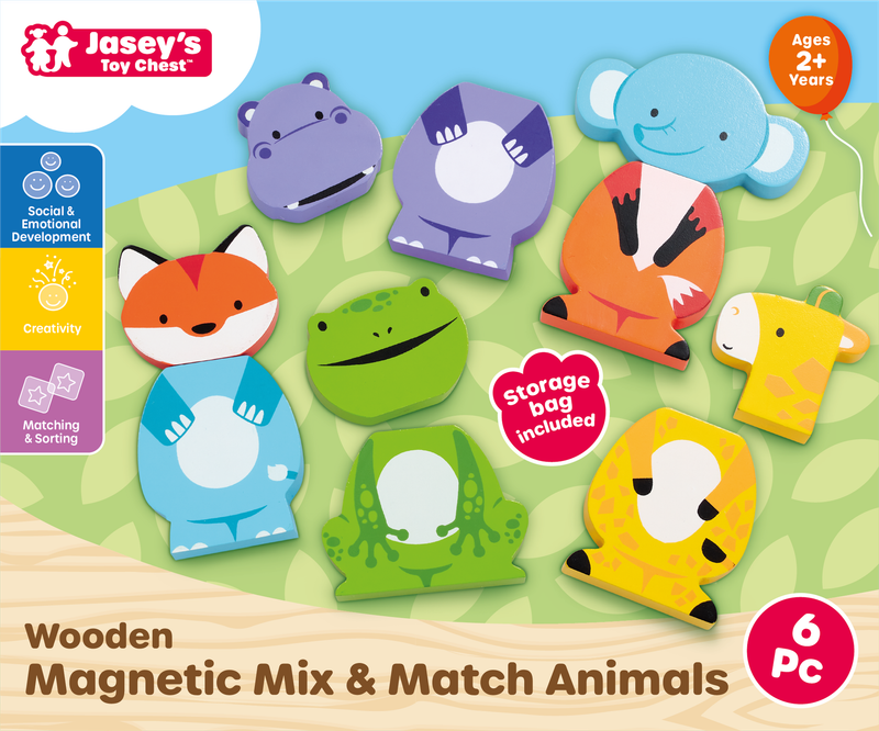 Wooden Magnetic Mix &amp; Match Animals