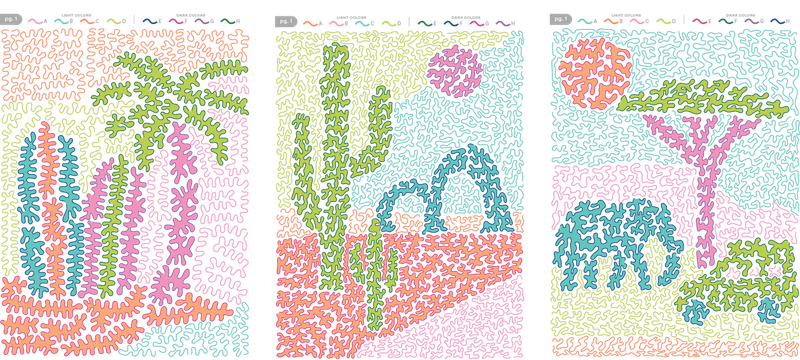 FlowArt - Trace by Letter - Pack Your Bags