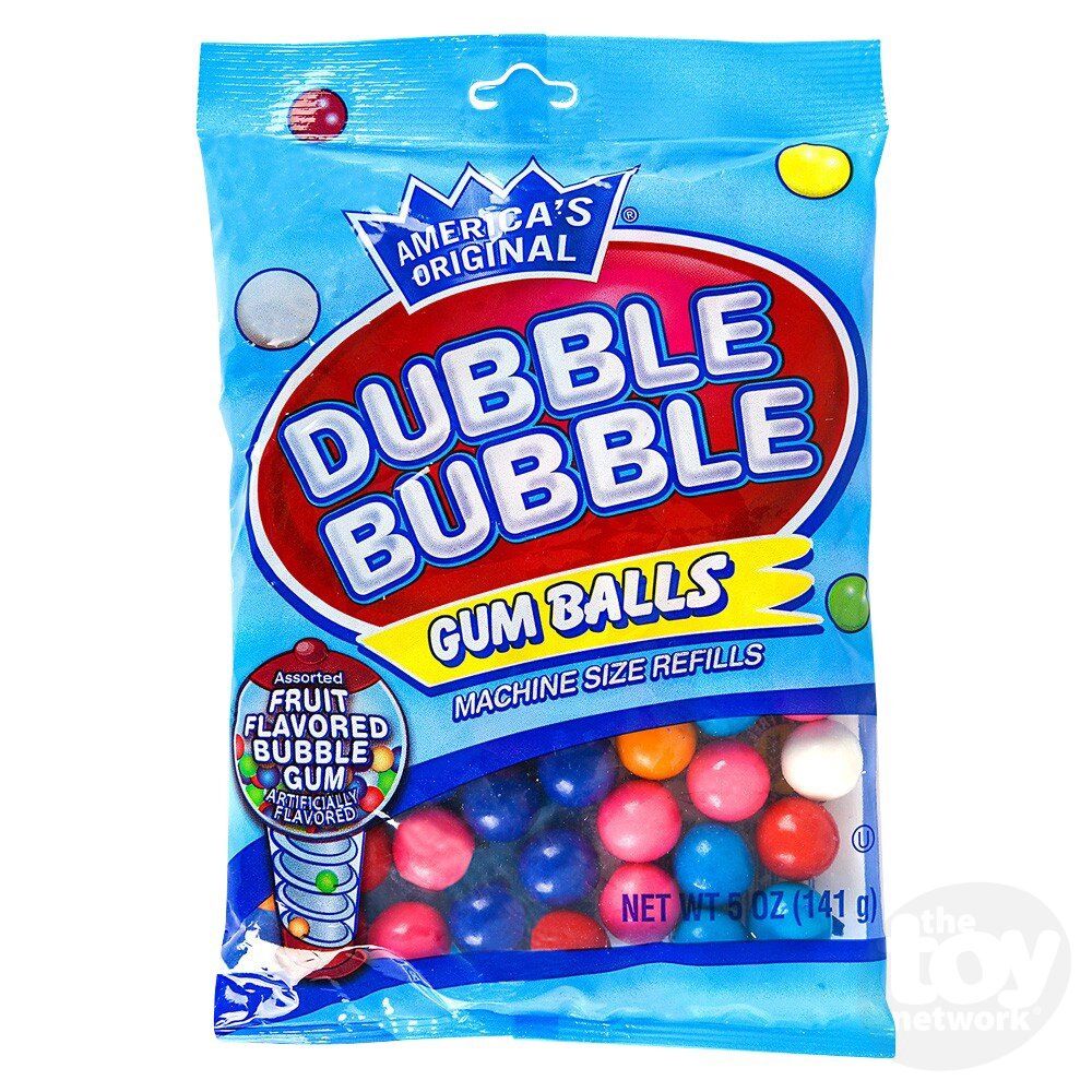 DUBBLE BUBBLE GUMBALL BAG 5oz
