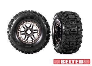 Maxx 2.8" ChrWhls/Belt Sledgehammer Tires