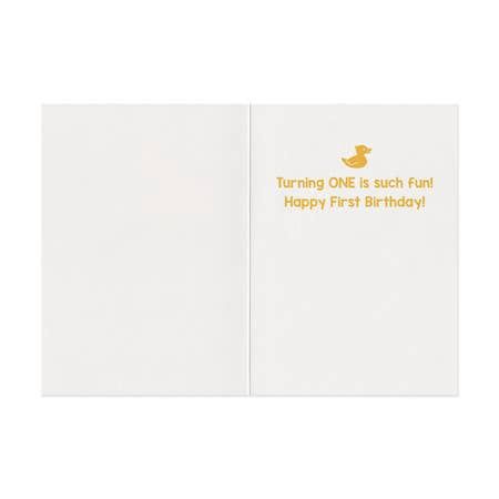 Age 1 Confetti Card