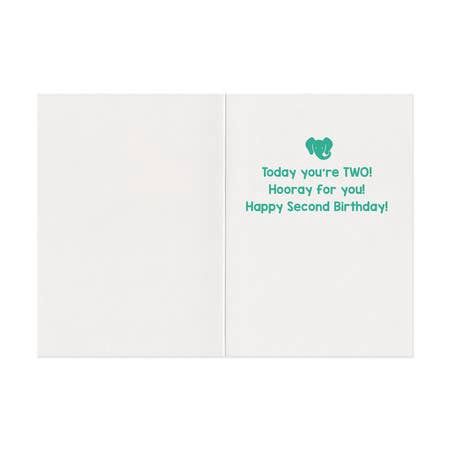 Age 2 Confetti Card