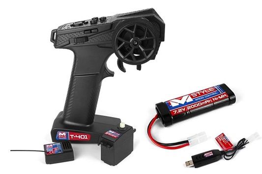 M STYLE RADIO SET: RADIO/SERVO/BATT/CHRGR