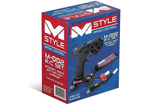 M STYLE RADIO SET: RADIO/SERVO/BATT/CHRGR