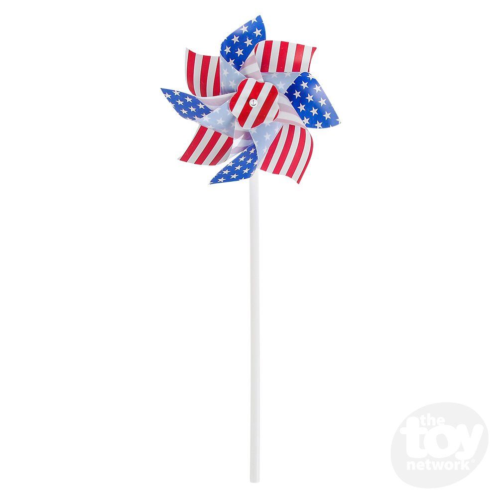 STARS AND STRIPES PINWHEEL 6"
