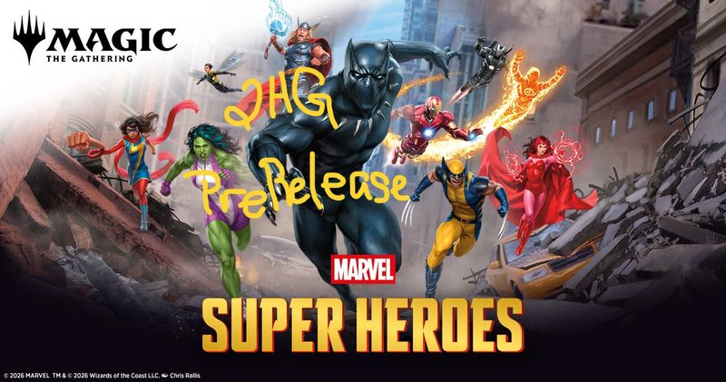 MTG SUPERHEROES 2HG PRERELEASE 6/19