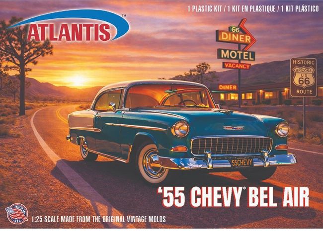 1:25 '55 Chevy Bel Air HT US Route 66